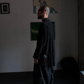 INTODUSK / LACE SHIRT BLACK