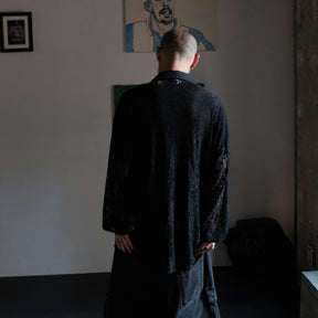 INTODUSK / LACE SHIRT BLACK
