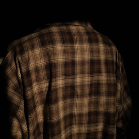 INTODUSK / DISCIPLE PLAID SHIRT BEIGE PLAID