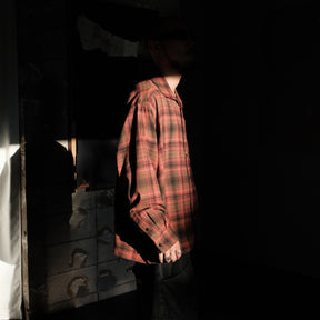 <span style="color: #f50b0b;">Last One</span> INTODUSK / DISCIPLE PLAID SHIRT ORANGE PLAID