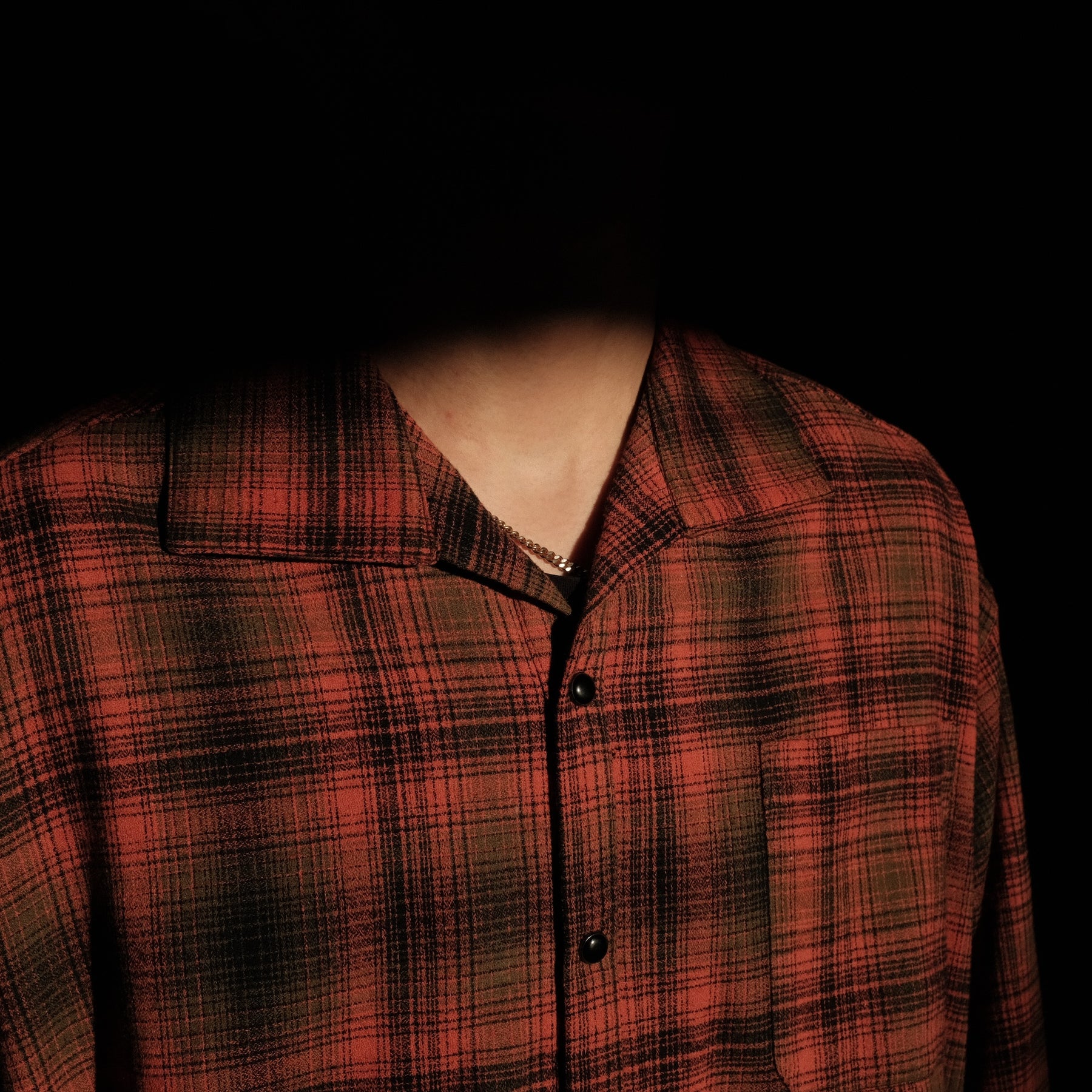 <span style="color: #f50b0b;">Last One</span> INTODUSK / DISCIPLE PLAID SHIRT ORANGE PLAID