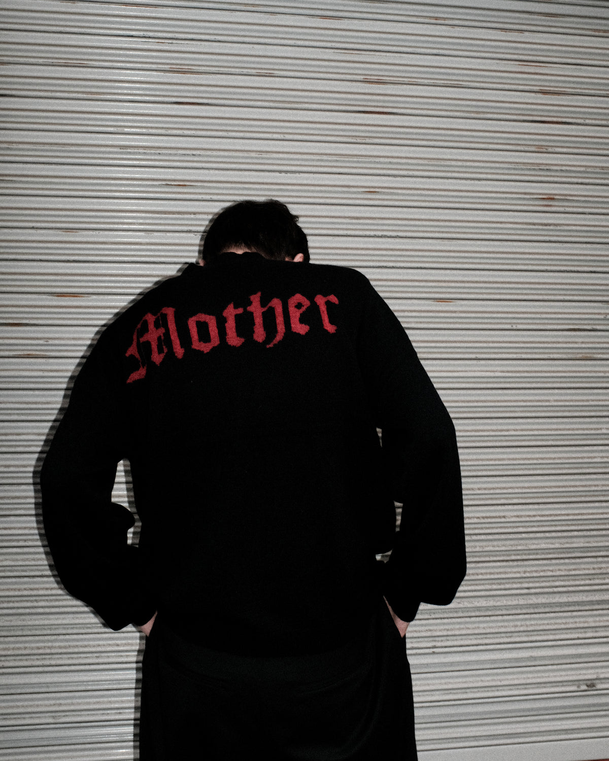 1313 SELAH / MOTHER MOCK-NECK SWEATER BLACK