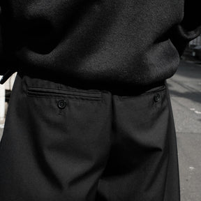 INTODUSK / HANGAR PLEATED PANT BLACK