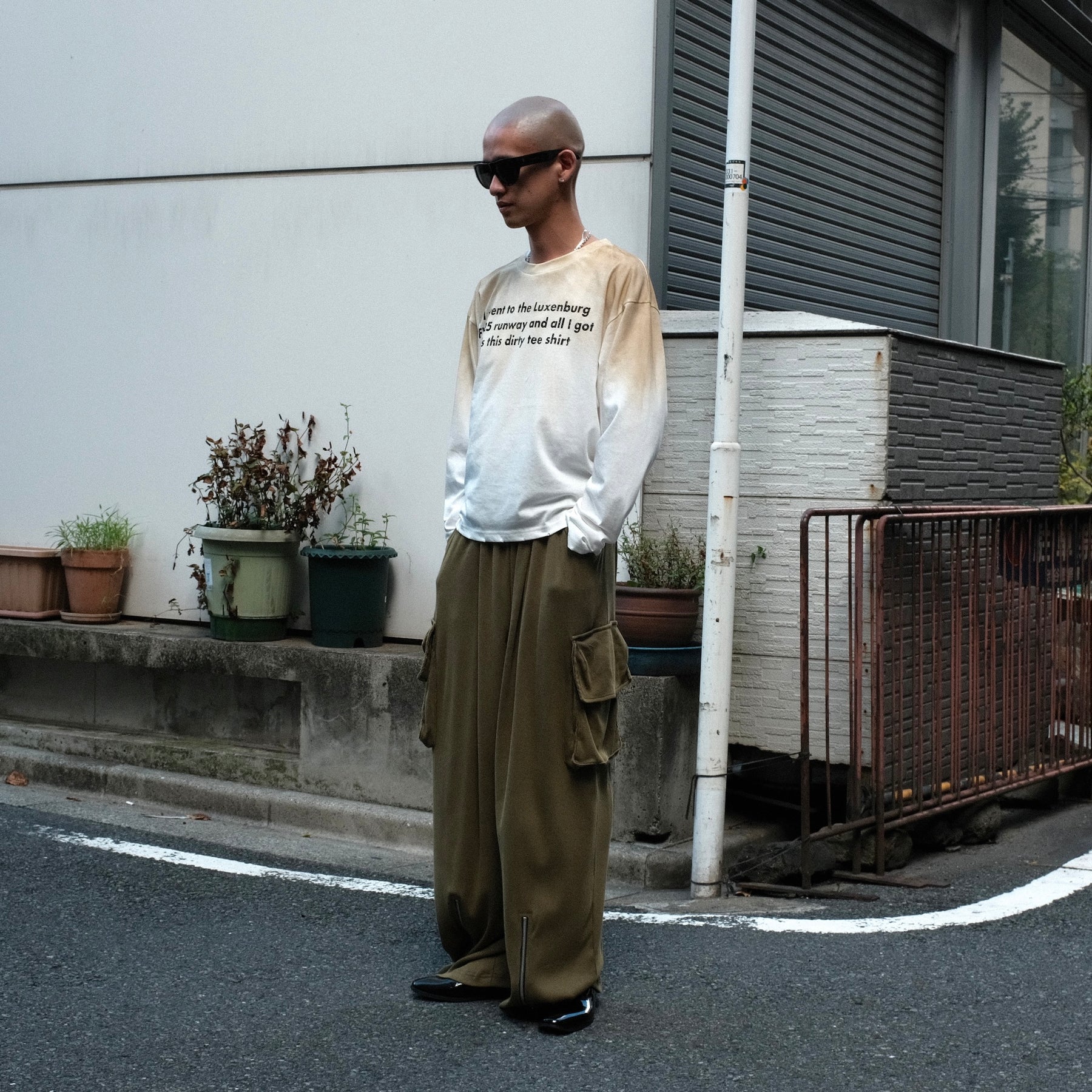 LUXENBURG / LS MUD TEE MUD WHITE