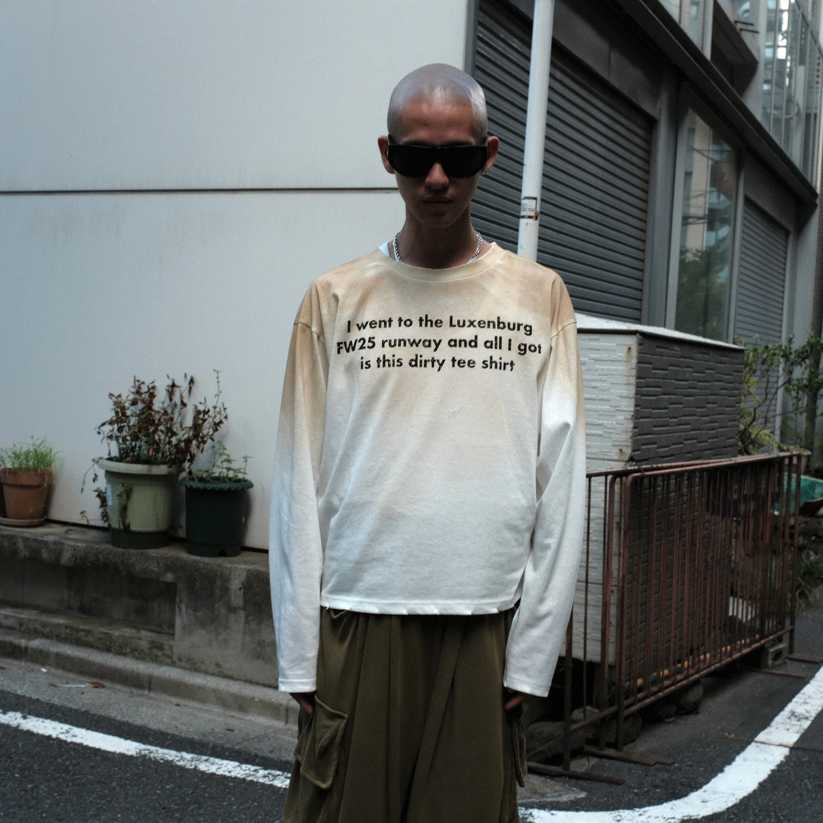 LUXENBURG / LS MUD TEE MUD WHITE