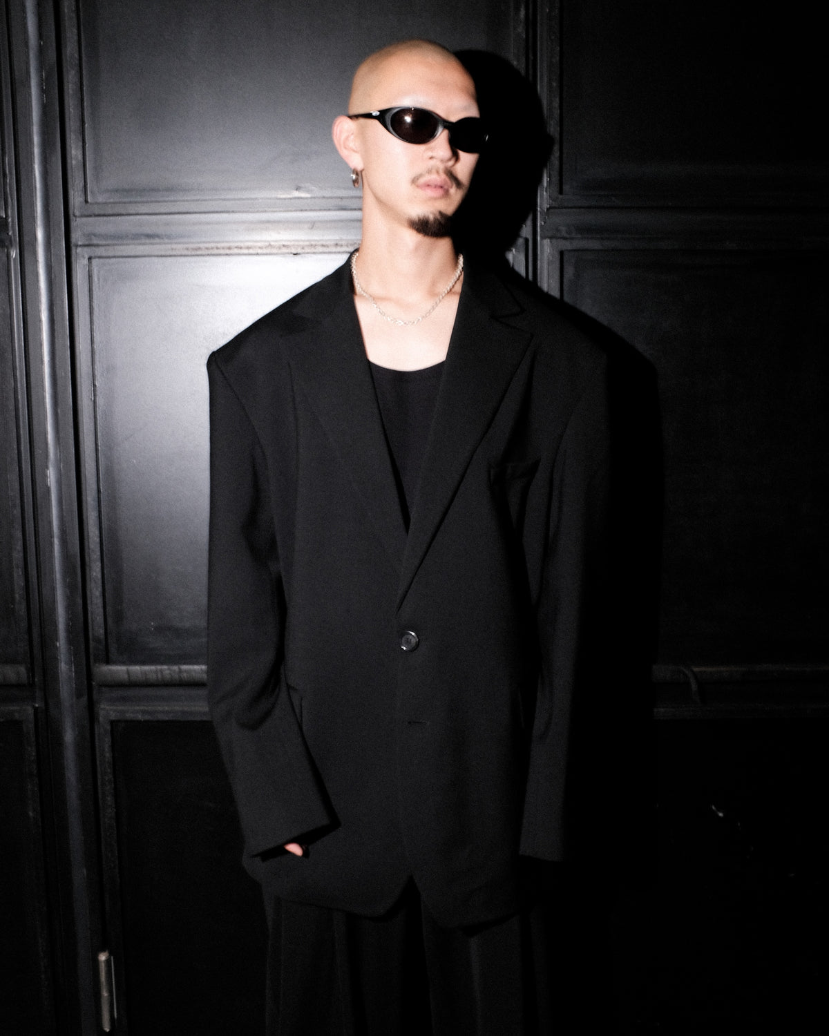 <span style="color: #f50b0b;">Last One</span> LU'U DAN / OVERSIZED BOXY BLAZER BLACK