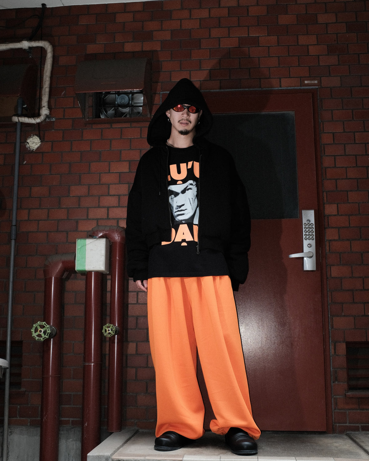 LU'U DAN / WADDED HOODIE SOFT BLACK