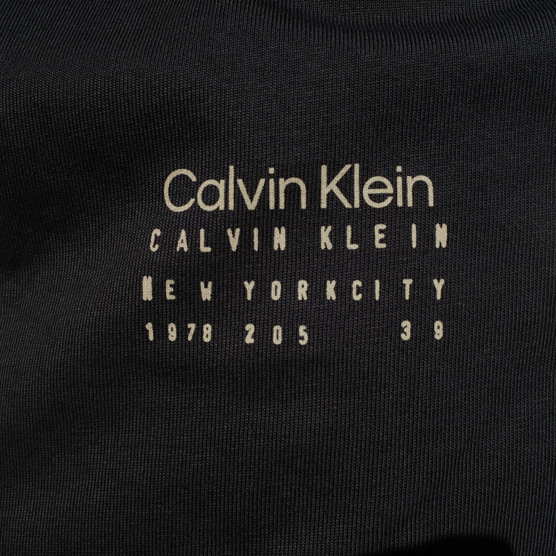 Calvin Klein / FLOWER LS T BLACK