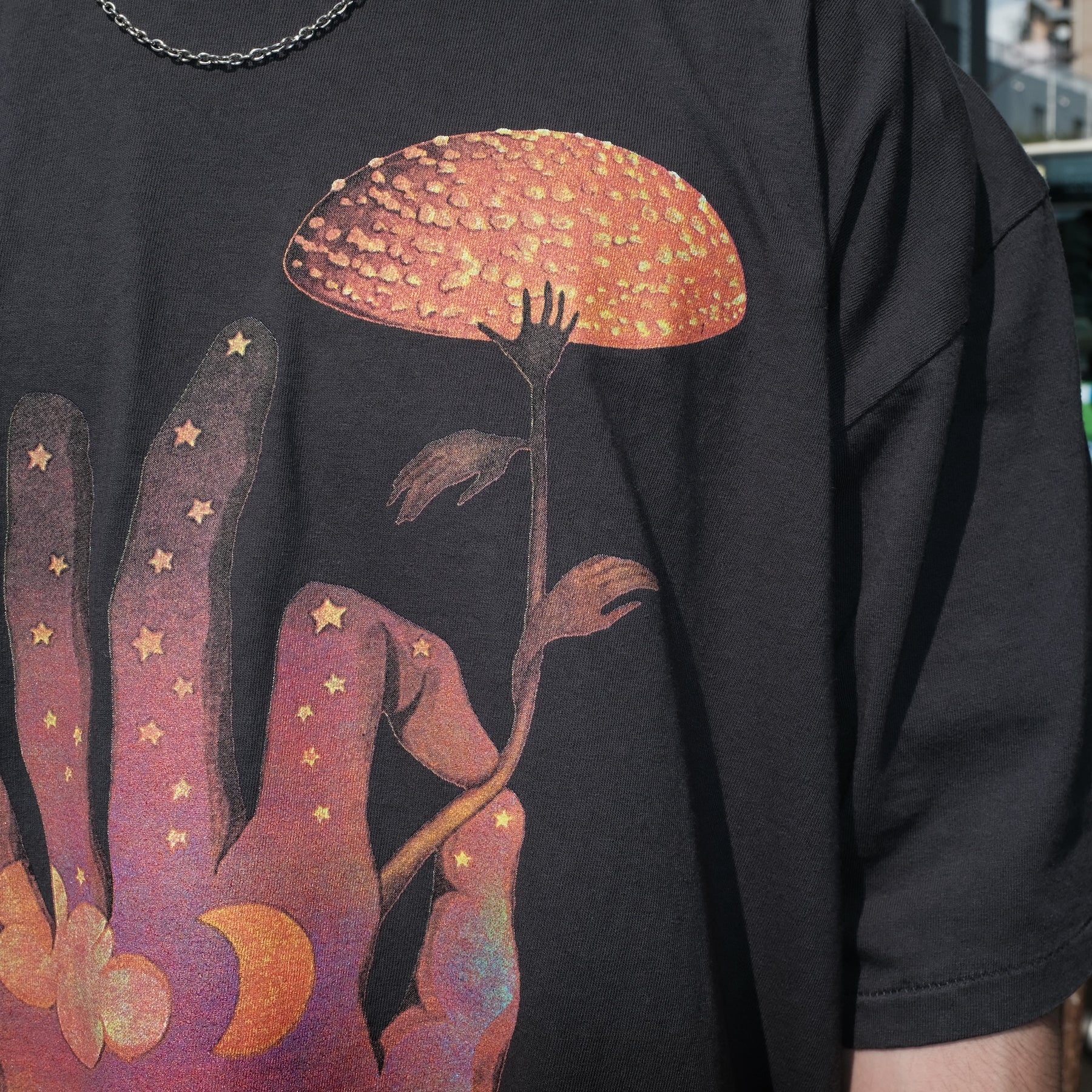 CRTFD / FLY AGARIC T VINTAGE BLACK