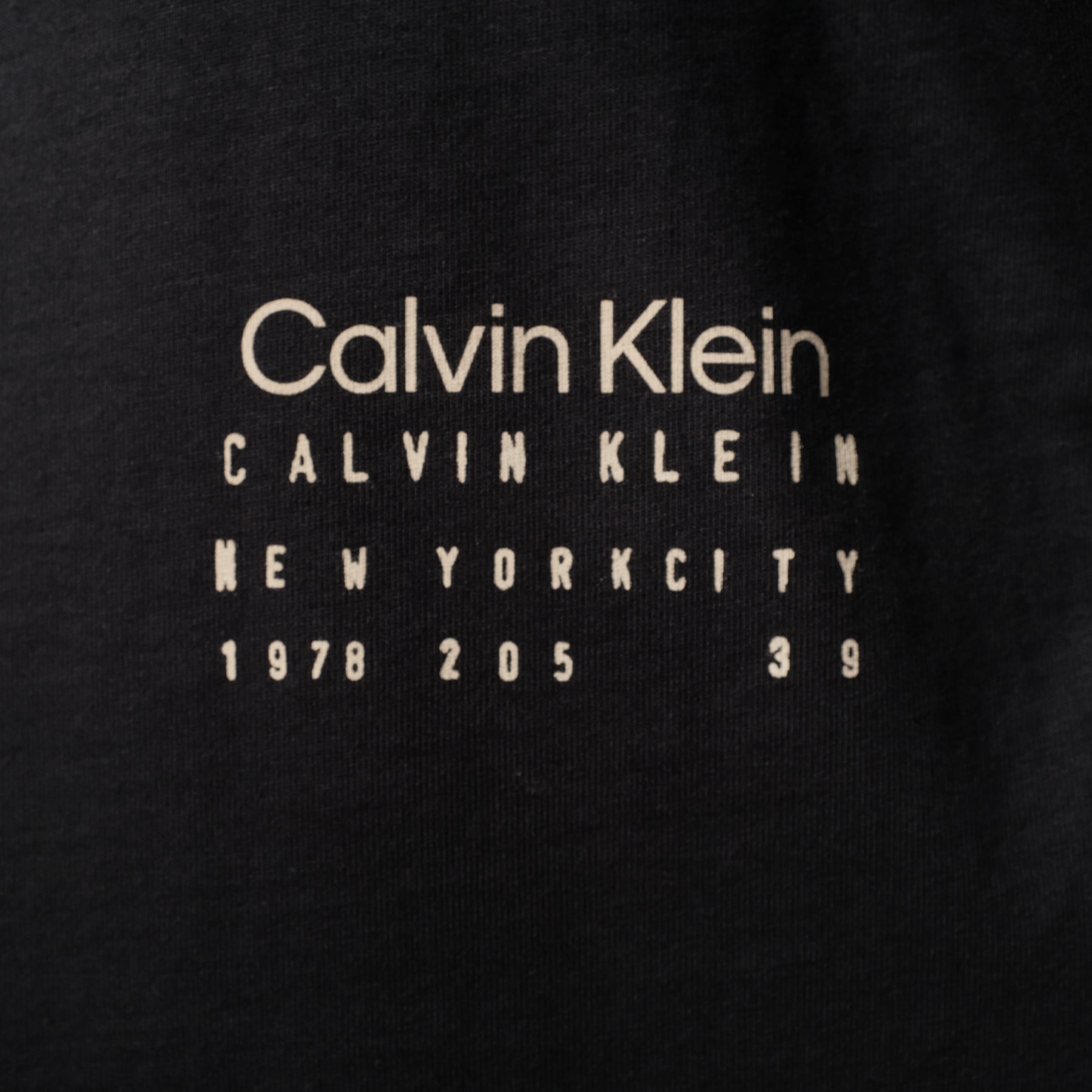 Calvin Klein / COMPACT COTTON T BLACK