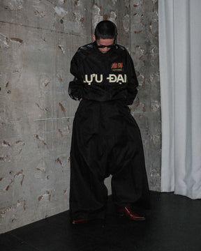 LU'U DAN / WINDBREAKER L-D BLACK OFF-YOLK
