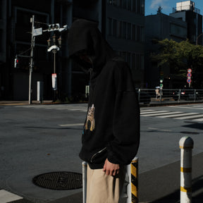 LUXENBURG / FRIAR HOODIE ZIP - GOOBAB COAL