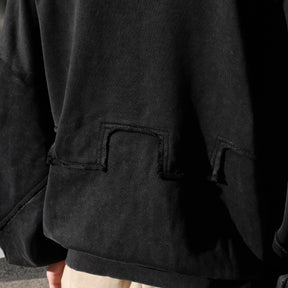 LUXENBURG / FRIAR HOODIE ZIP - GOOBAB COAL