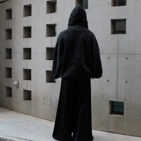 LUXENBURG / FRIAR HOODIE AGED BLACK