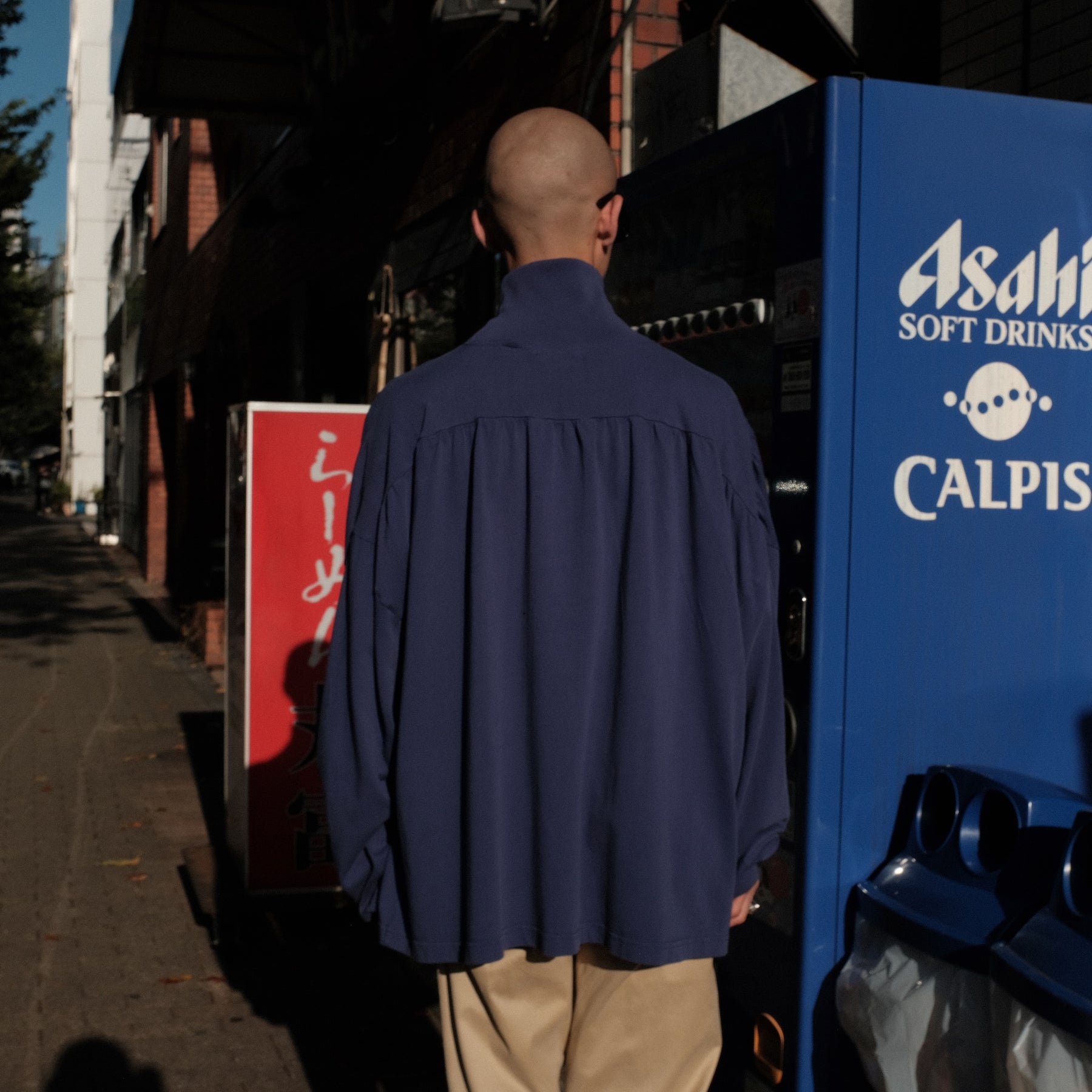 INTODUSK / SWELL TURTLENECK WASHED PURPLE