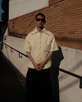 <span style="color: #f50b0b;">Last One</span> LU'U DAN / WADDED SHIFT SHIRT SPOILED MILK