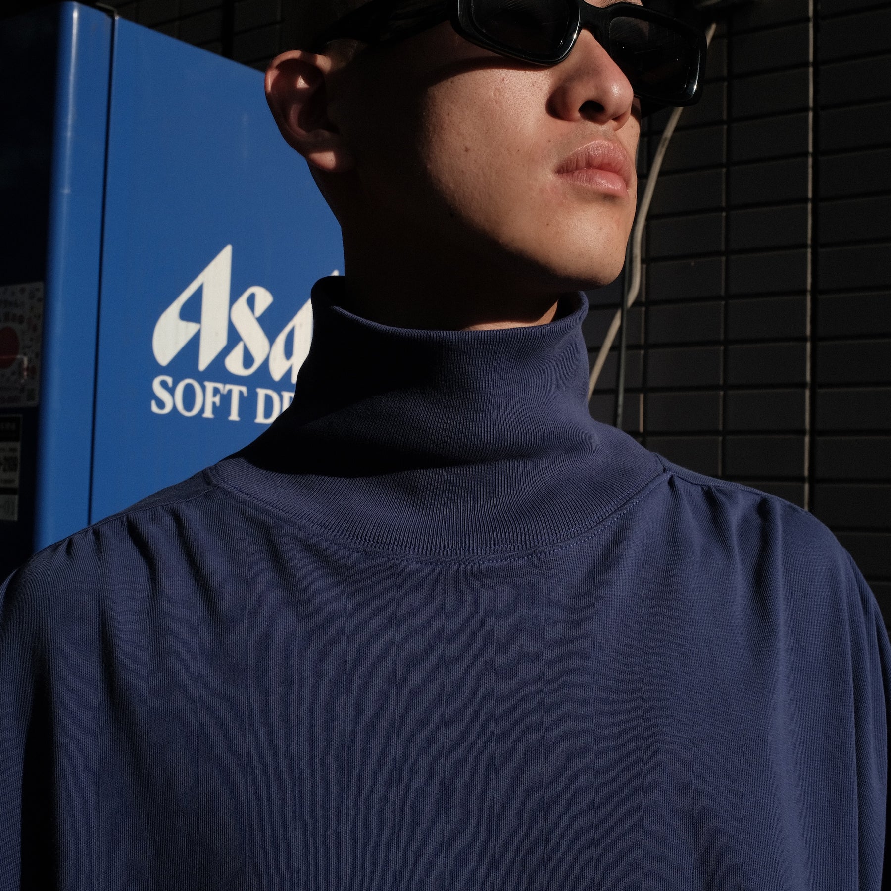 INTODUSK / SWELL TURTLENECK WASHED PURPLE