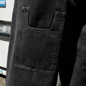 LUXENBURG / CASTLE JEAN SHORT WASHED BLACK