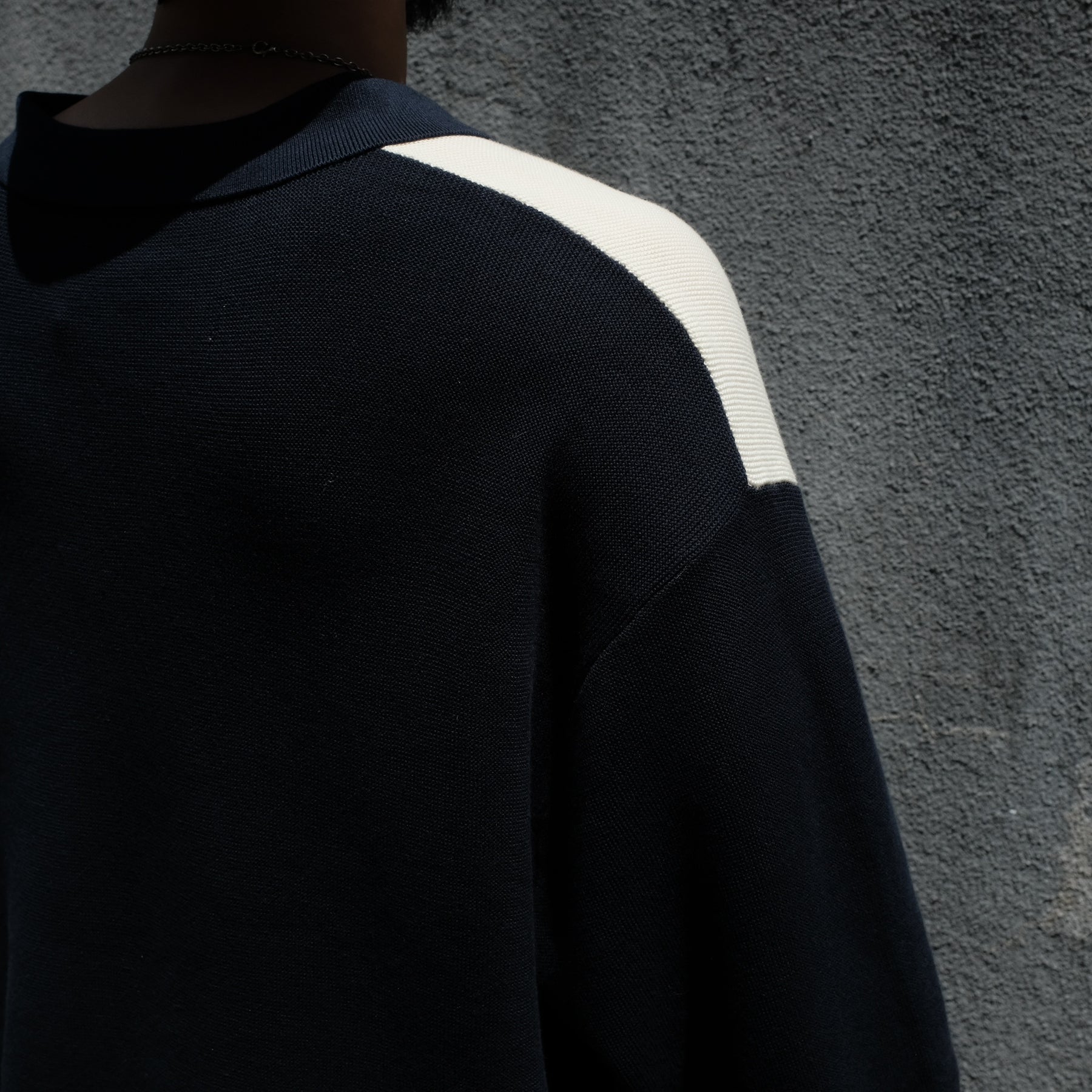 Grand Collection / KNIT QUARTER ZIP SWEATER