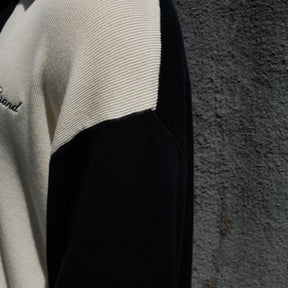 Grand Collection / KNIT QUARTER ZIP SWEATER