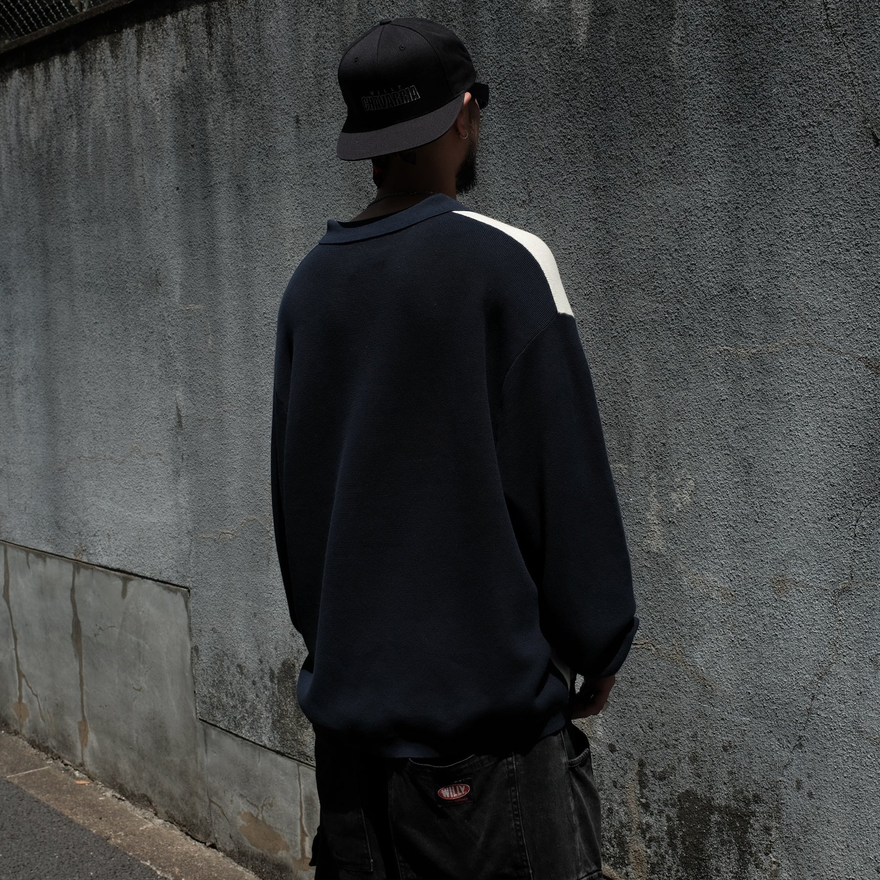 Grand Collection / KNIT QUARTER ZIP SWEATER