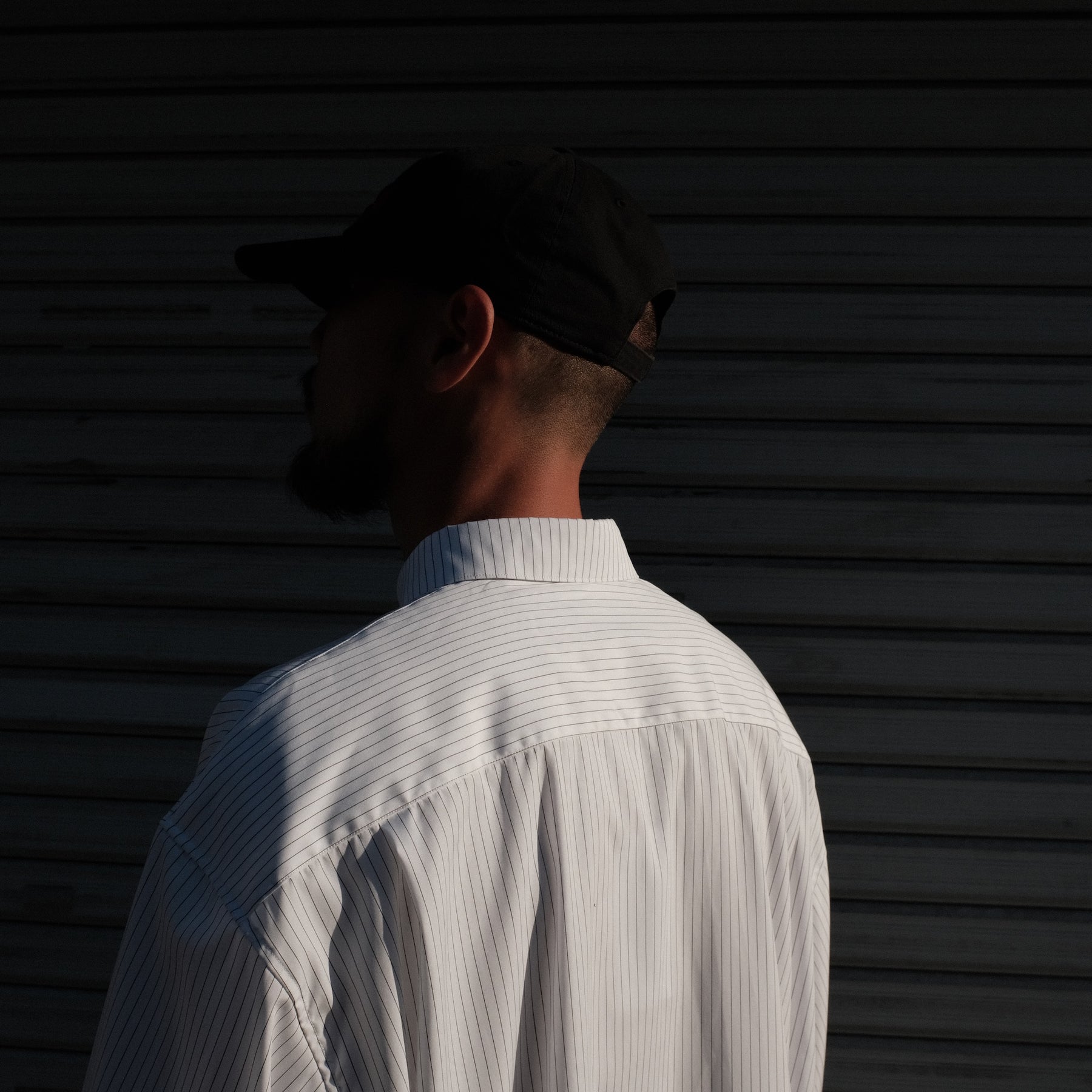 TENDER PERSON / STRIPE SUPIMA SHIRT WHITE