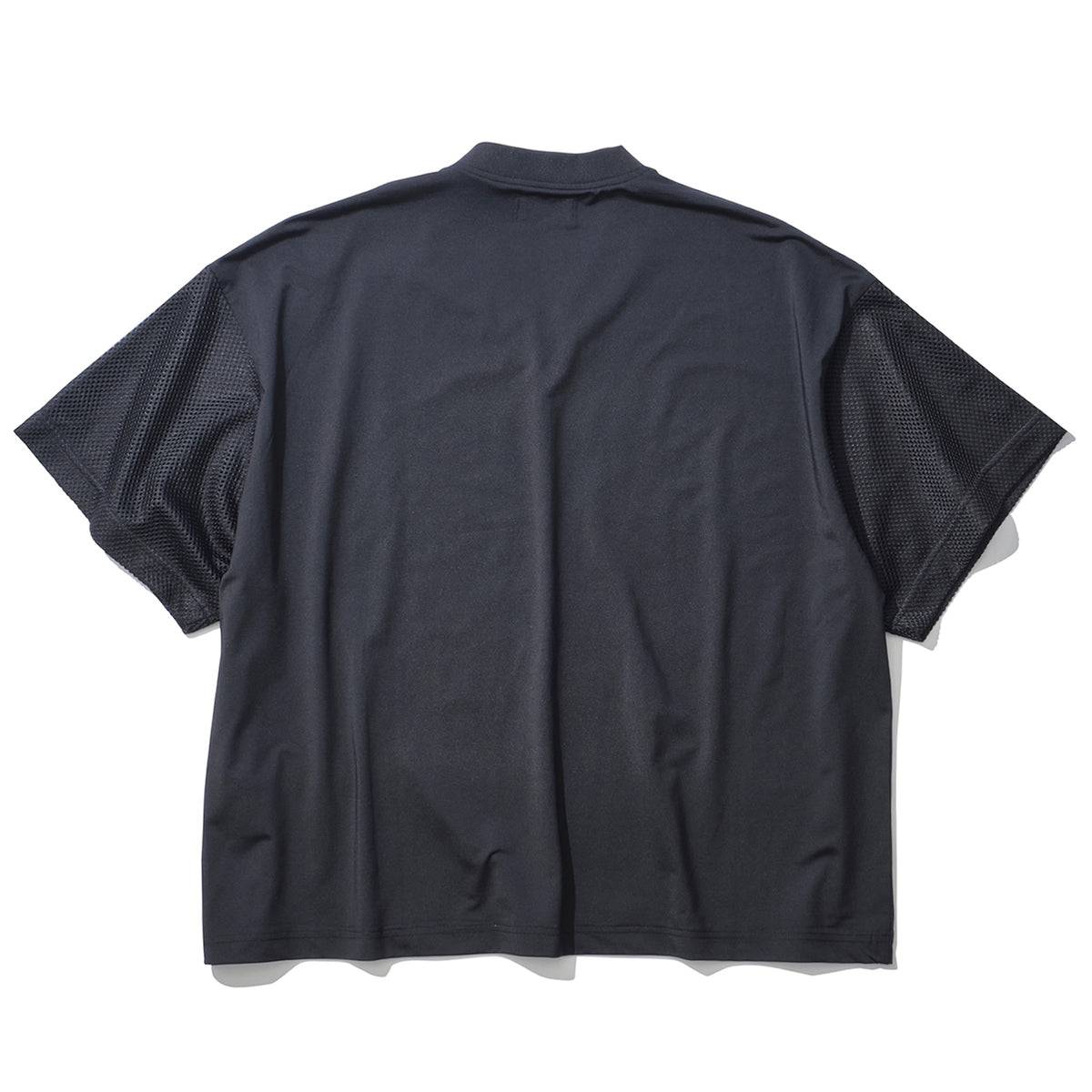INTODUSK / SS V NECK MESH T BLACK