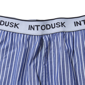 INTODUSK / BROAD SHORTS NAVY STRIPE