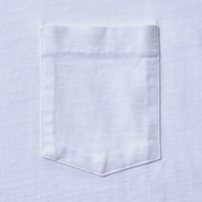 INTODUSK / OVERSIZED SS POCKET T WHITE