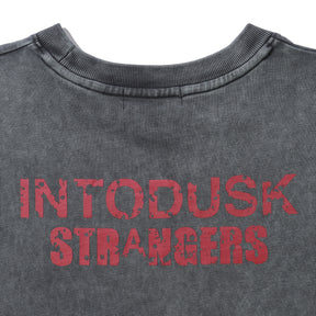 INTODUSK / INTODUSK STRANGERS T WASHED BLACK ORGANIC