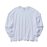 THE MAGUEY / LAYERD SLEEVE T WHITE