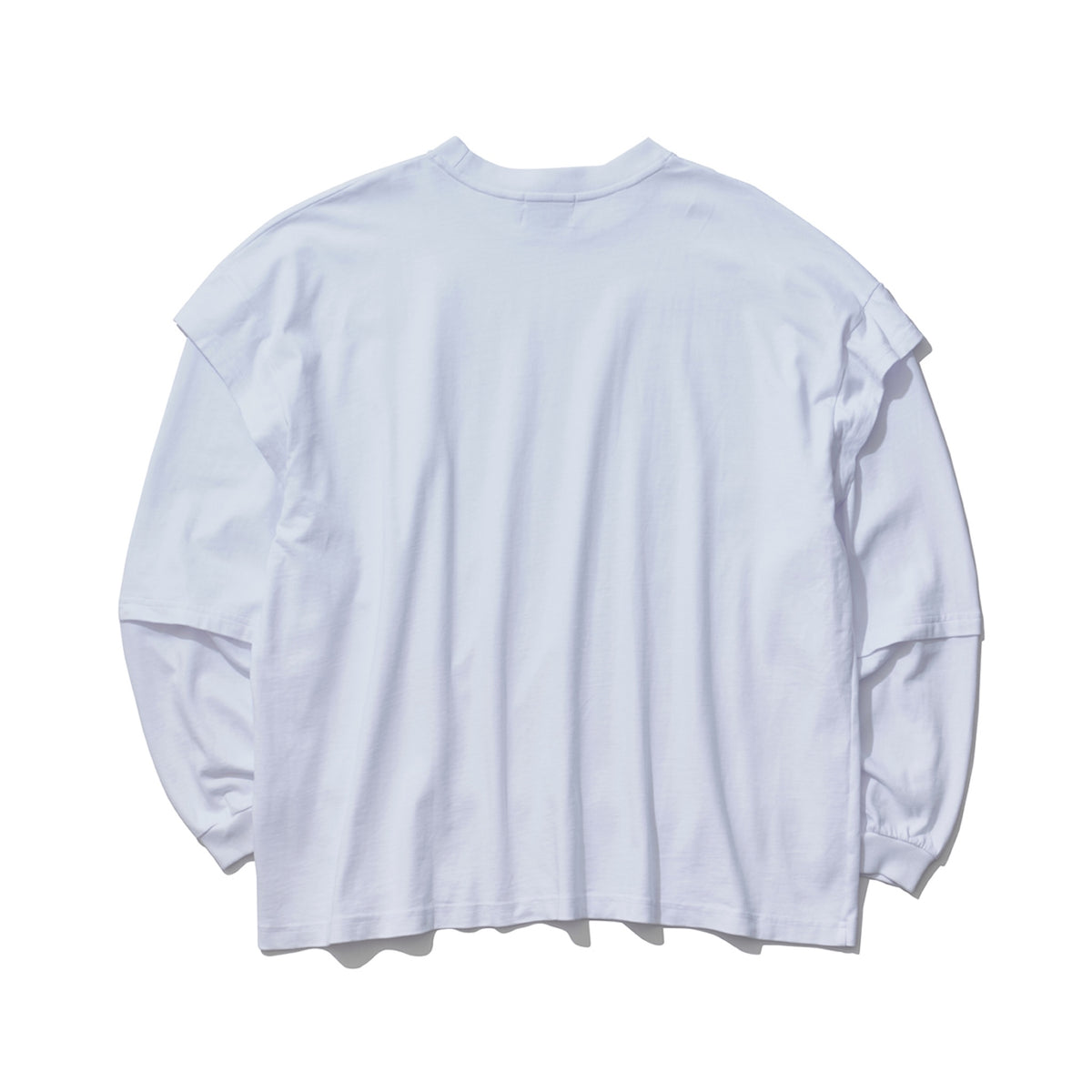 THE MAGUEY / LAYERD SLEEVE T WHITE