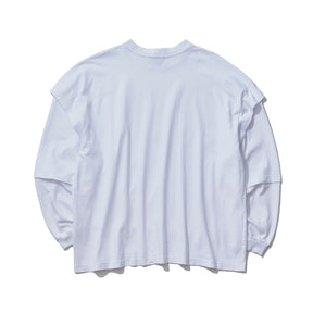 THE MAGUEY / LAYERD SLEEVE T WHITE