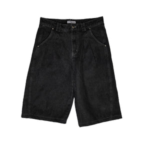 LUXENBURG / CASTLE JEAN SHORT WASHED BLACK