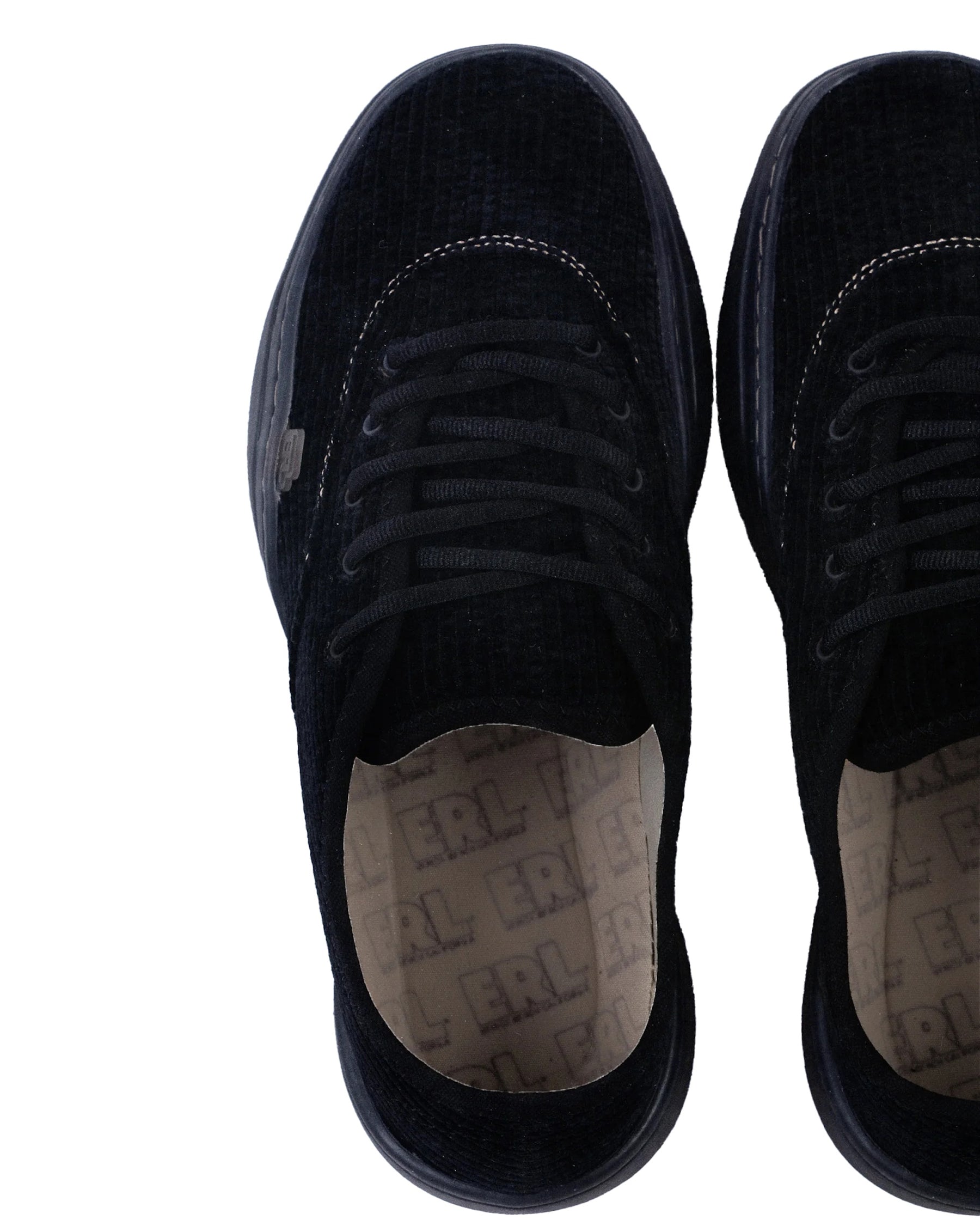 ERL / UNISEX CORDUROY COUPE SNEAKERS BLACK