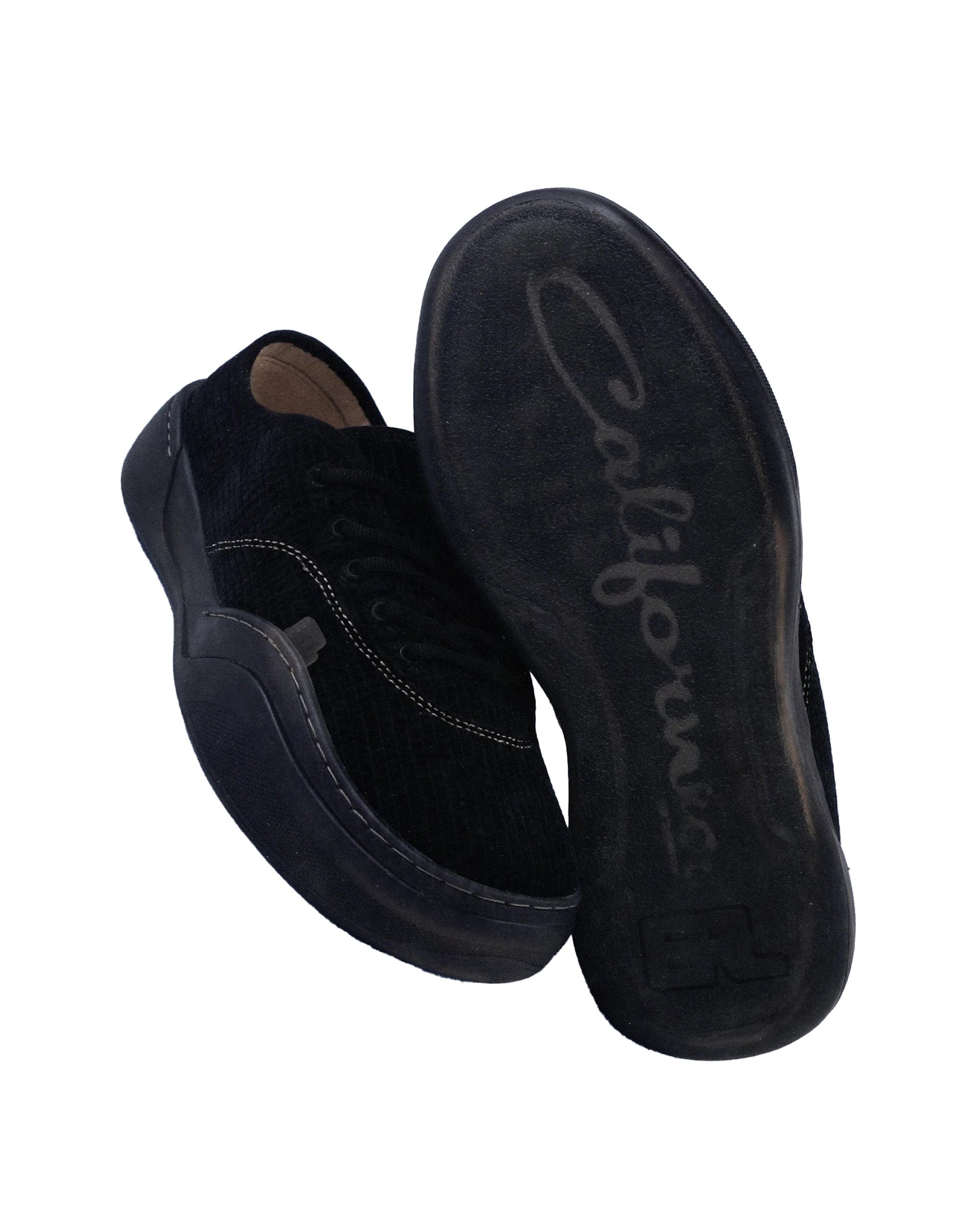 ERL / UNISEX CORDUROY COUPE SNEAKERS BLACK