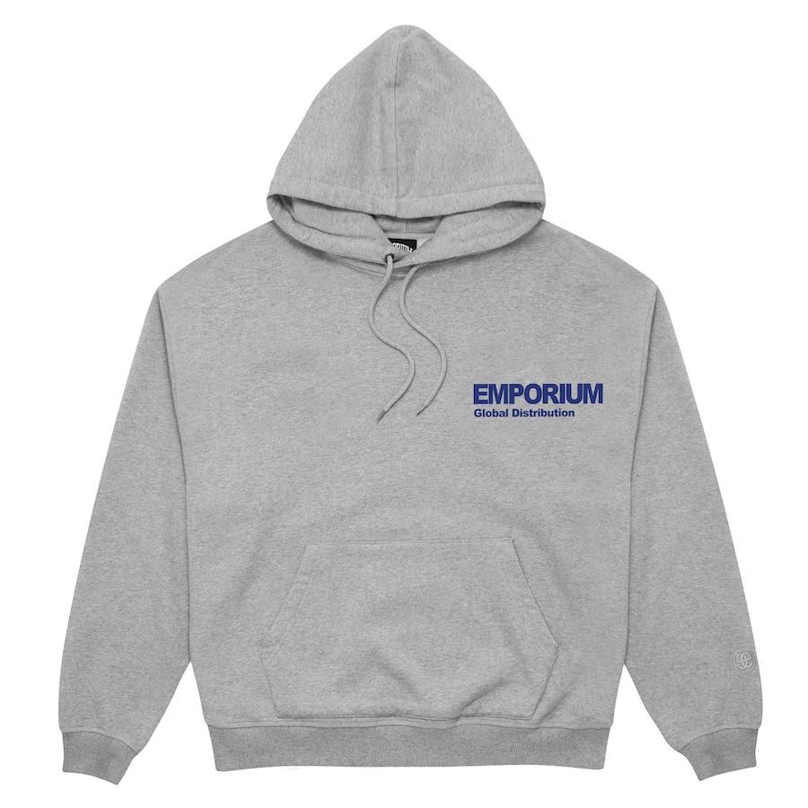 <span style="color: #f50b0b;">Last One</span> EMPORIUM / GLOBAL DISTRIBUTION HOOD GREY MARL