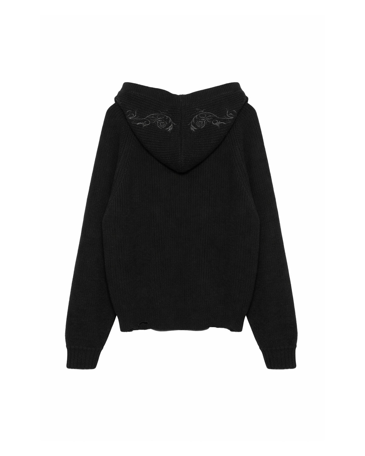 【Pre-Order】1313 SELAH / RAGLAN HOOD CARDIGAN BLACK
