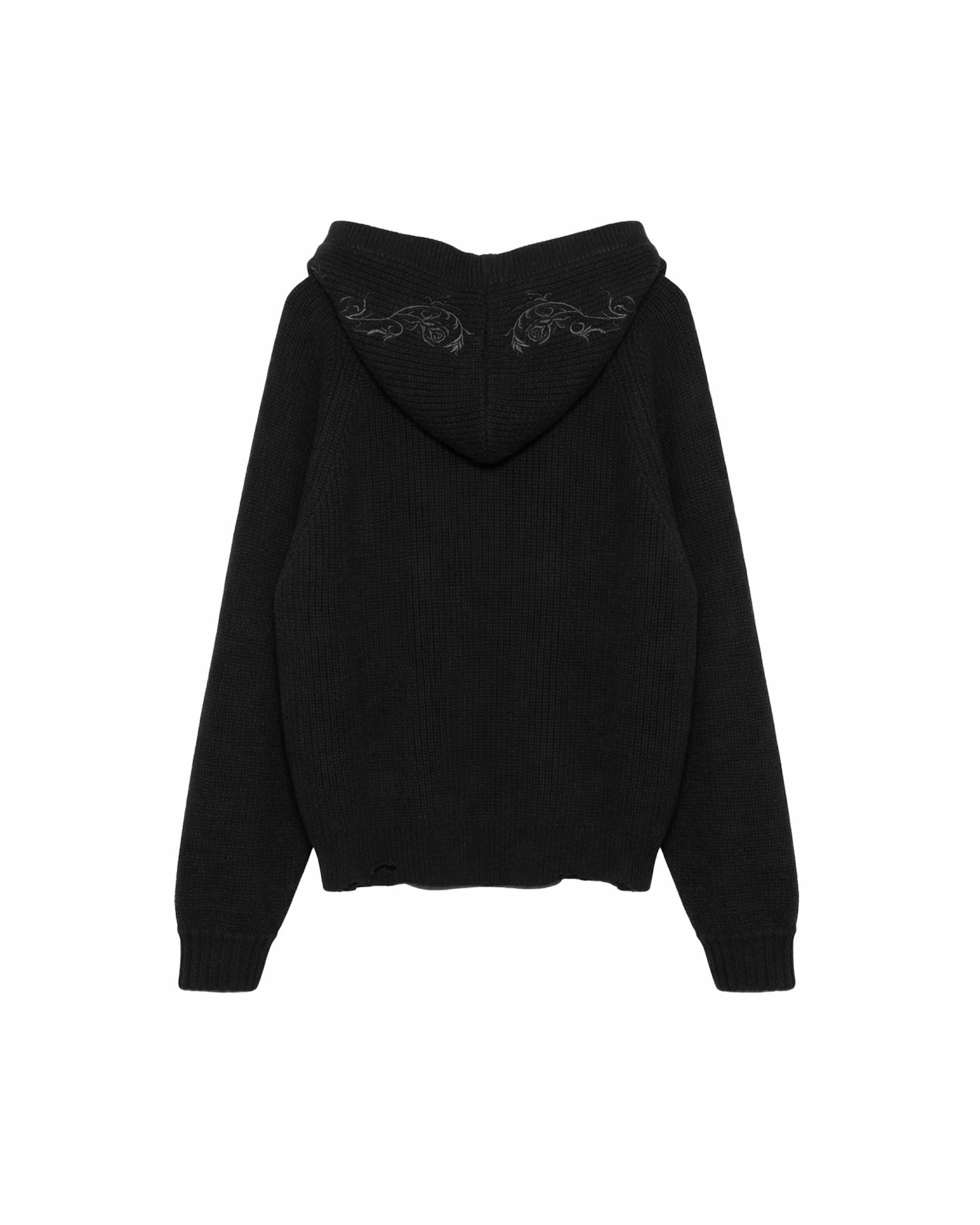 【Pre-Order】1313 SELAH / RAGLAN HOOD CARDIGAN BLACK