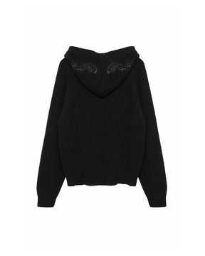 【Pre-Order】1313 SELAH / RAGLAN HOOD CARDIGAN BLACK