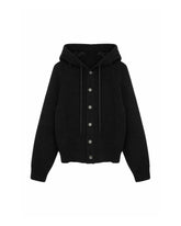 【Pre-Order】1313 SELAH / RAGLAN HOOD CARDIGAN BLACK