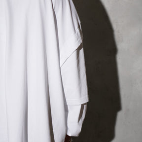 THE MAGUEY / LAYERD SLEEVE T WHITE