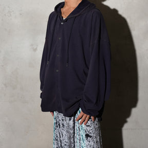 THE MAGUEY / SLOPPY HOODIE WASHED NAVY