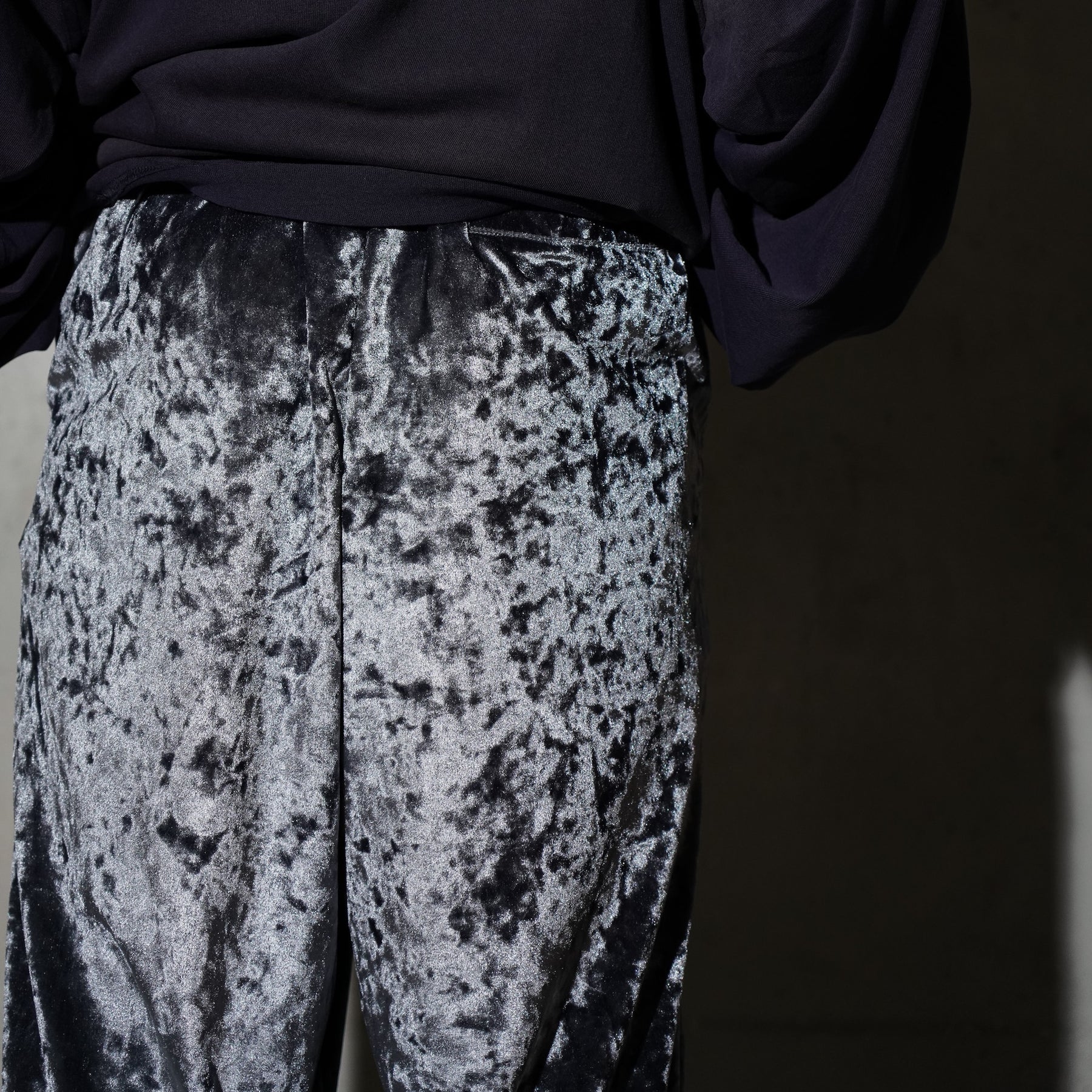 THE MAGUEY / VELOR PANTS SILVER