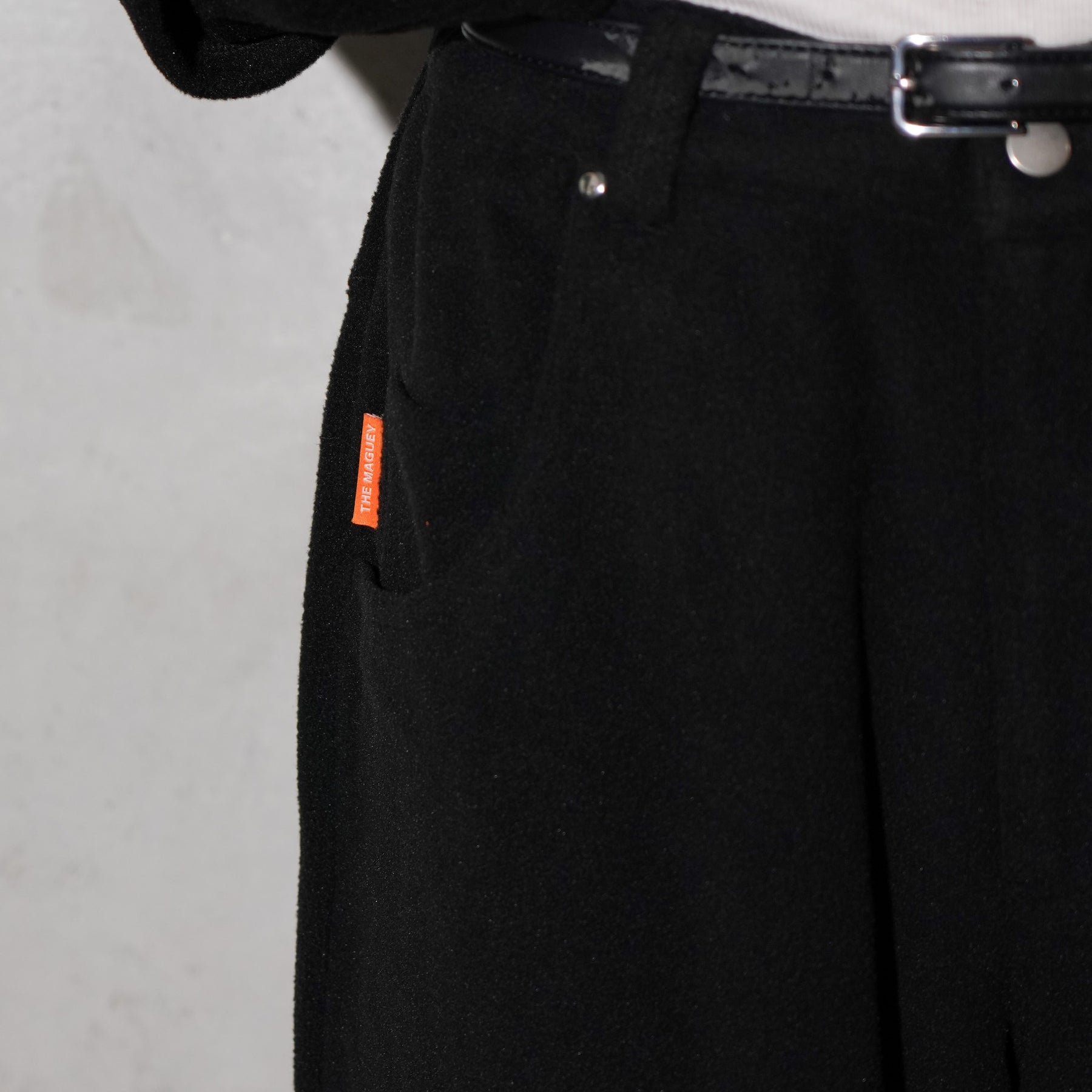 THE MAGUEY / 5POCKET FLEECE PANTS BLACK