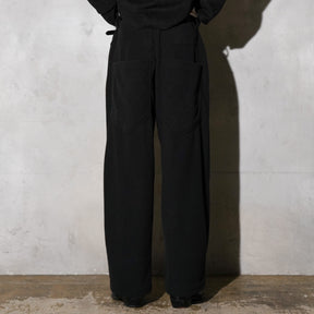 THE MAGUEY / 5POCKET FLEECE PANTS BLACK