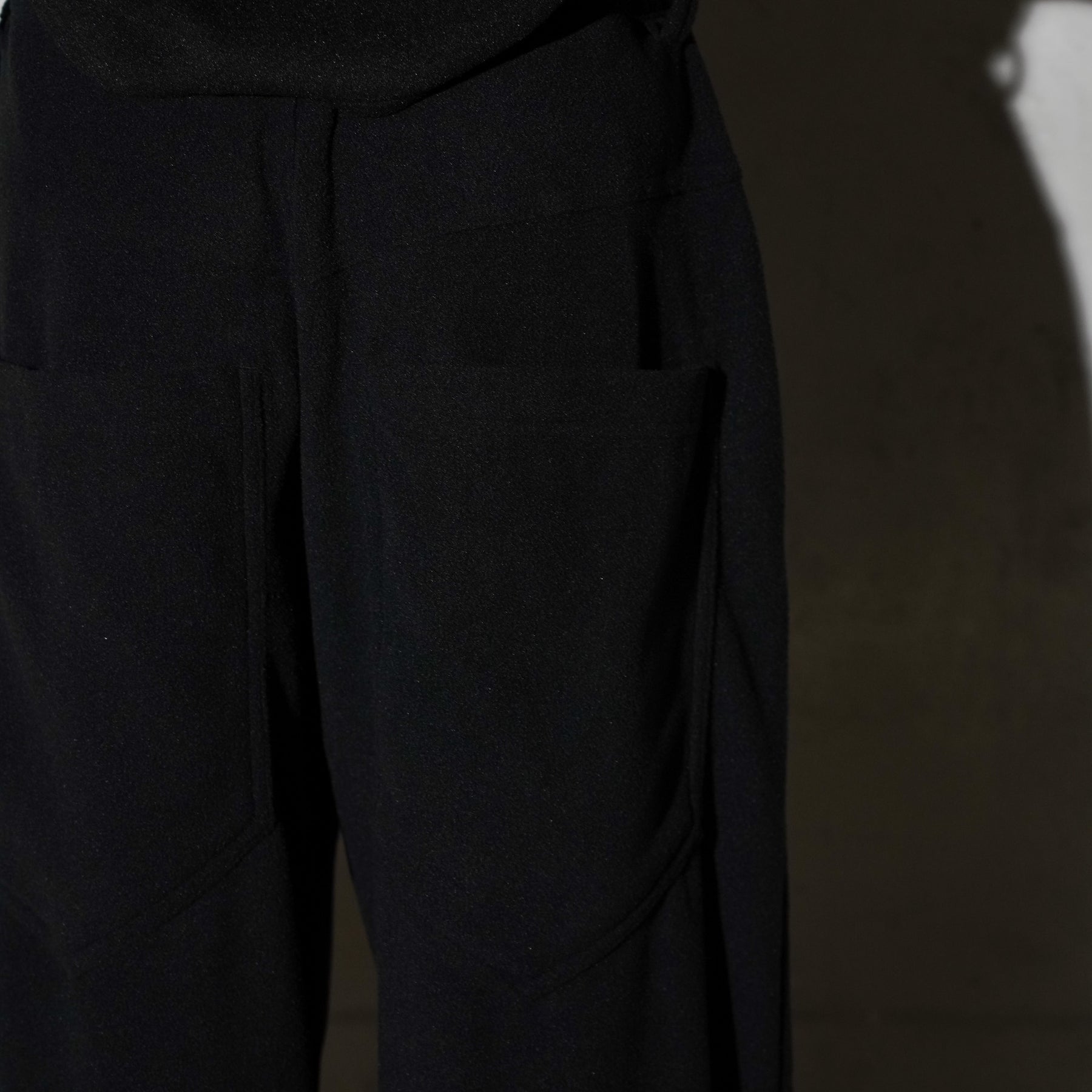 THE MAGUEY / 5POCKET FLEECE PANTS BLACK