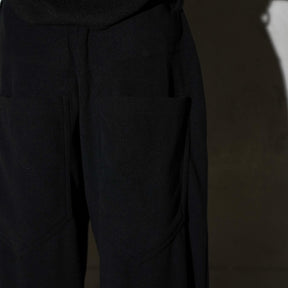 THE MAGUEY / 5POCKET FLEECE PANTS BLACK