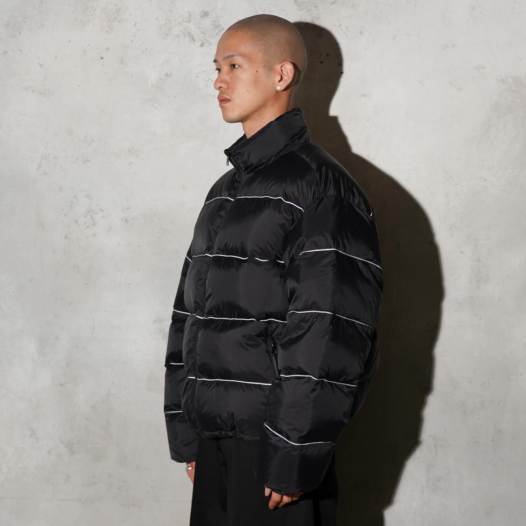 THE MAGUEY / REVERSIBLE DOWN JACKET BLACK