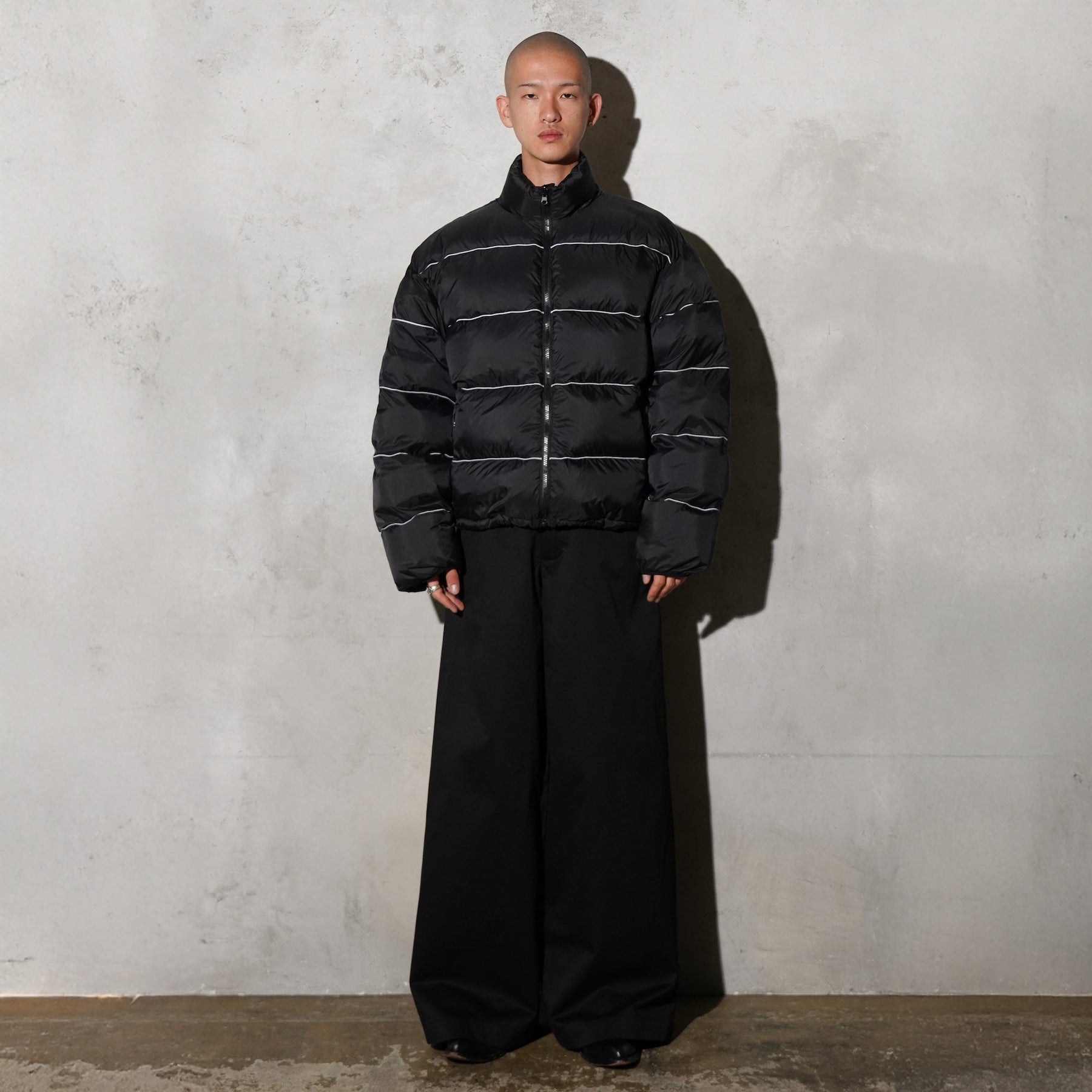THE MAGUEY / FLARE SLACKS BLACK